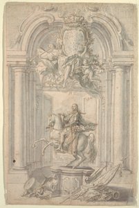 Design per monumento equestre di Carlo III