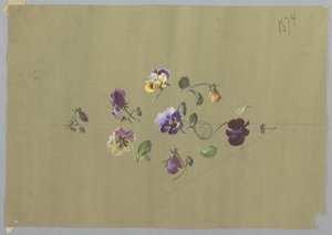 Design per Carta da Parati e Tessuti: Fiori