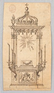 Progetto per un baldacchino per l