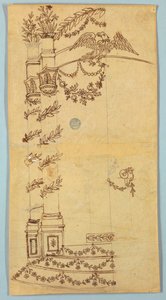 Progetto per un capriccio da giardino (?) da Unknown artist