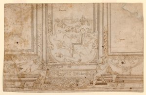 Progetto per un Soffitto Dipinto da Unknown artist