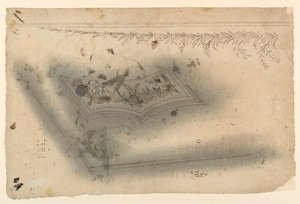 Progetto per il ricamo di un panciotto da uomo da Unknown artist