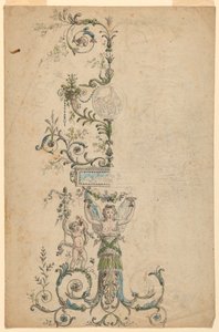 Progetto per la decorazione di un pannello da Unknown artist