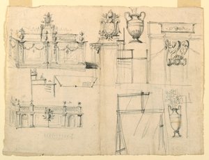 Progetti per Vasi e Architettura da Unknown artist