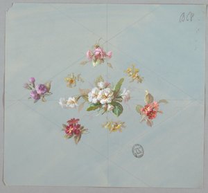 Disegni per Carta da Parati e Tessuti: Fiori da Unknown artist