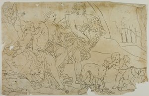 Diana ed Endimione da Unknown artist