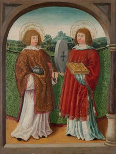 Santo Stefano e San Floriano () da Unknown artist