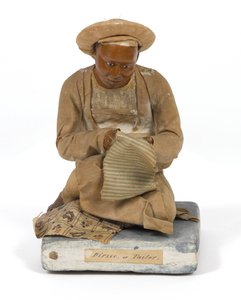 Dirzee, o Sarto, statuetta in terracotta, India, c.1880 da Unknown artist