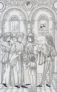 Dottore che esamina l