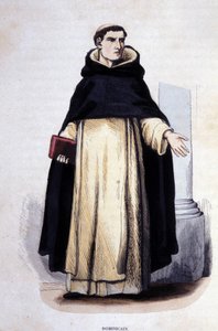 Domenicano. Incisione da un album sugli ordini religiosi, Parigi da Unknown artist