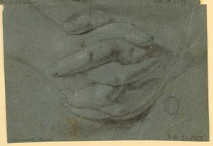 Disegno: Studio per mani giunte