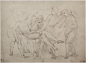 Disegno di Raffaello Sanzio nel British Museum da Unknown artist
