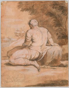 Studio di disegno: Narciso (?) da Unknown artist