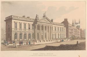 East India House, o Casa de la Compania Inglesa de la India da Unknown artist