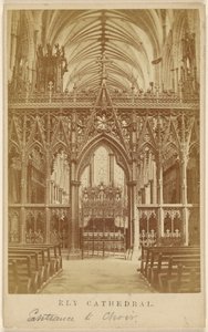 Cattedrale di Ely. Ingresso al coro. da Unknown artist