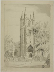 Chiesa di campagna inglese da Unknown artist