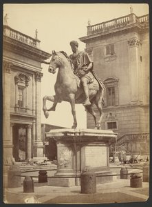 [Equestrian Statue of Emperor Marcus Aurelius, Piazza Del Campidoglio, Rome]