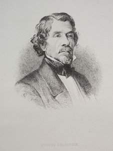 Eugène Delacroix da Unknown artist