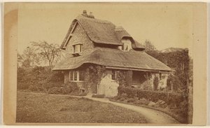 [Vista esterna del Dutch Cottage, Blaise Hamlet]. da Unknown artist