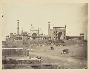 [Vista esterna della Jama Masjid, Fatehpur Sikri]. da Unknown artist