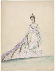 Studio di moda (disegnato per Worth) da Unknown artist