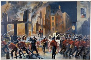 Incendio e pompieri a New York