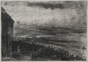 Cottage di pescatori con tetto di paglia