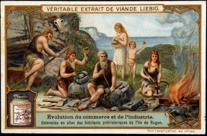 Utensili di selce degli abitanti preistorici dell