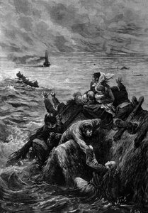 Alluvione in Danimarca nel 1871 da Unknown artist