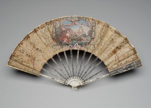 Ventaglio pieghevole con la Nascita di Venere, c.1770-80