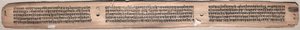 Folio 73 (verso), da un Gandavyuha-sutra (Scrittura della Suprema Schiera) da Unknown artist