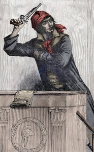 Rivoluzione francese: ritratto di Jean Paul Marat (1743-1793), deputato montagnardo alla Convenzione da Unknown artist