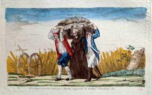 Rivoluzione francese: Il tempo presente richiede che tutti sopportino il grande peso da Unknown artist