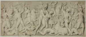 Fregio con battaglia delle Amazzoni