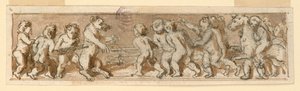 Fregio con bambini cacciatori da Unknown artist