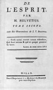 Frontespizio di "De l