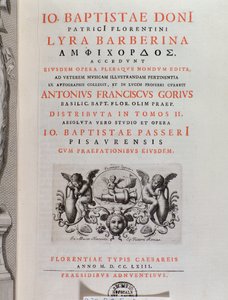 Frontespizio di La Lyra Barberina (incisione)