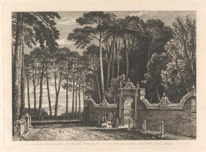 Ingresso al Giardino dei Fiori a Farnley da Unknown artist