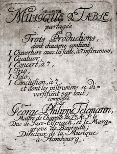 Georg Philipp Telemann. Compositore tedesco (Magdeburgo da Unknown artist