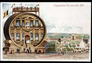 Barile gigantesco - Maison Kramer - Esposizione Mondiale del 1897 a Bruxelles da Unknown artist