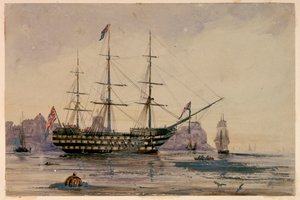 HMS Victory Porto di Portsmouth, 24 ottobre 1858