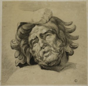 Mano di Centauro che afferra la testa di Lapita (da una delle Metope del Partenone, British Museum) da Unknown artist