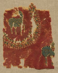 Pendente con tondo fogliato e cavaliere da Unknown artist