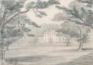 Havering Bower, Essex (Vista di una dimora di campagna) da Unknown artist