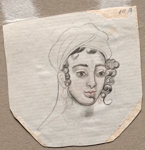 Testa di un giovane uomo da Unknown artist