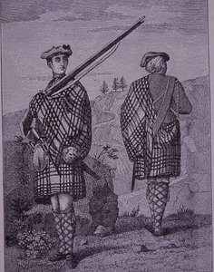 Soldati delle Highlands, fine XVIII secolo da Unknown artist