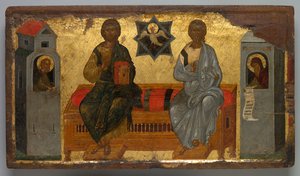Icona della Trinità del Nuovo Testamento da Unknown artist