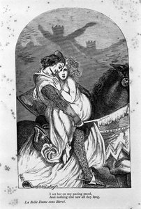 Illustrazione per “La bella dama senza pietà” del poeta John Keats (1795-1821) XIX secolo da Unknown artist