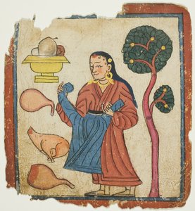 Immagine da un set di carte di iniziazione (Tsakali) da Unknown artist