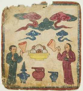 Immagine da un set di carte di iniziazione (Tsakali) da Unknown artist